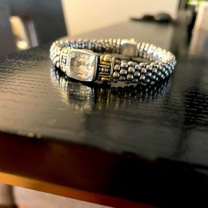 Lagos Caviar White Topaz Bracelet